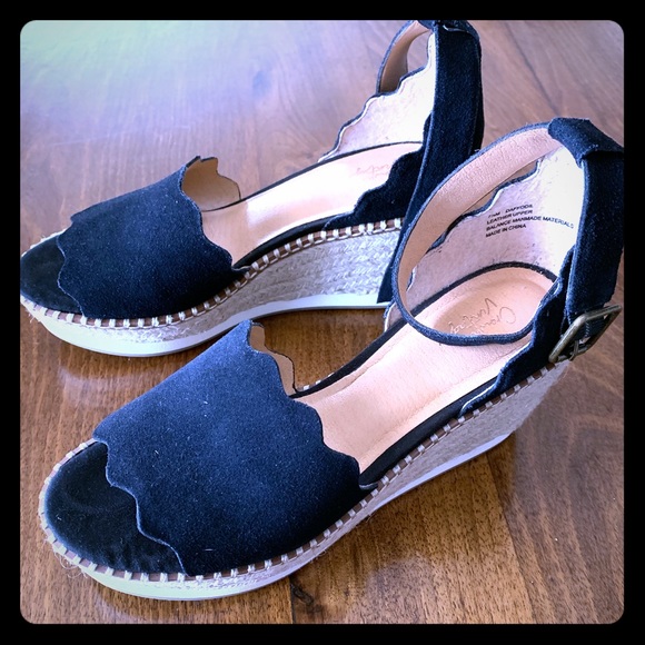 crown vintage espadrille wedge